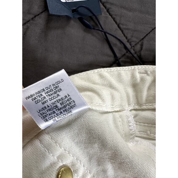 $255 Ramy Brook Helena White Jeans NEW Size 30 Cotton High Rise Flare Womens - Picture 8 of 8